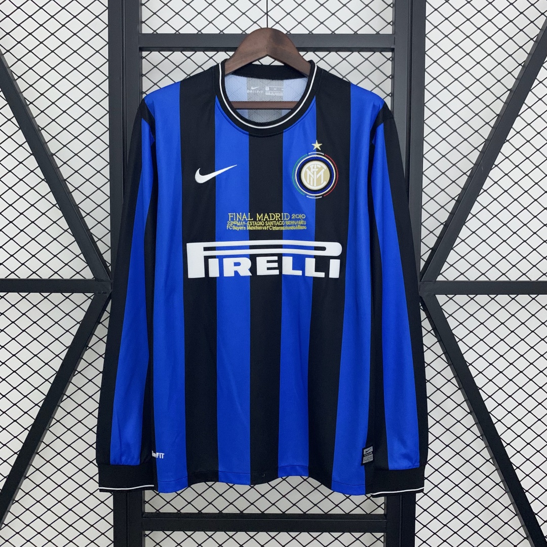 Retro Inter Milan 2010 UCL Final Long Sleeve Jersey
