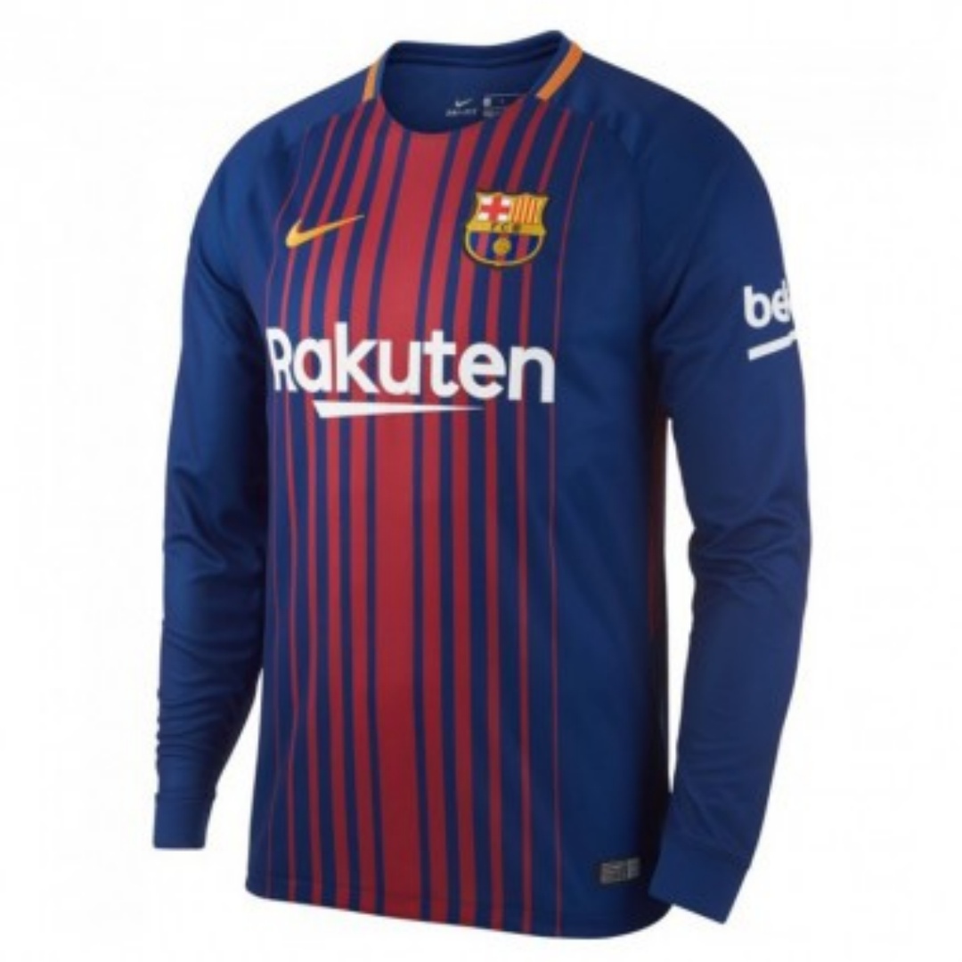 Retro Barcelona Home Long Sleeve Jersey 2017/18