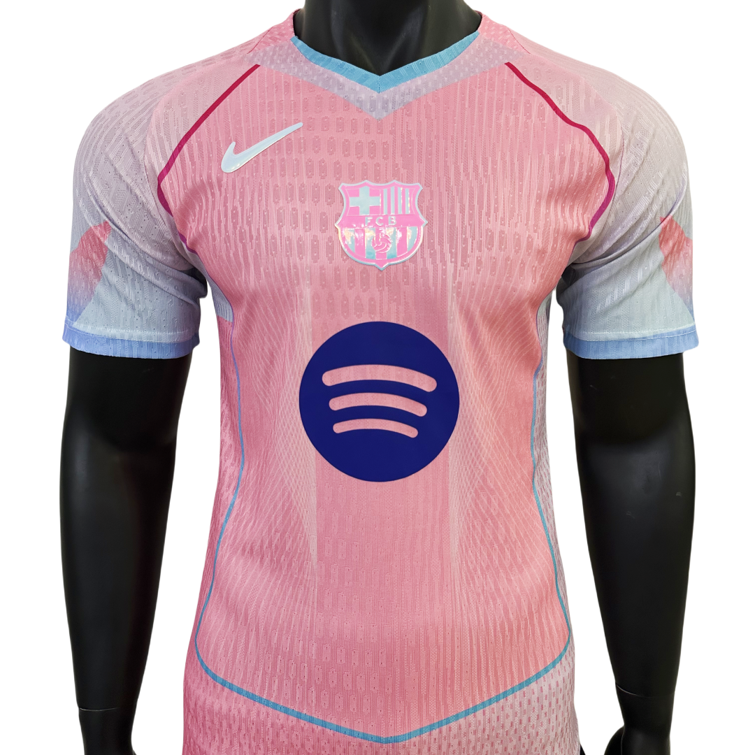 Player Version Barcelona Pink Pre-match Jersey 2025/26