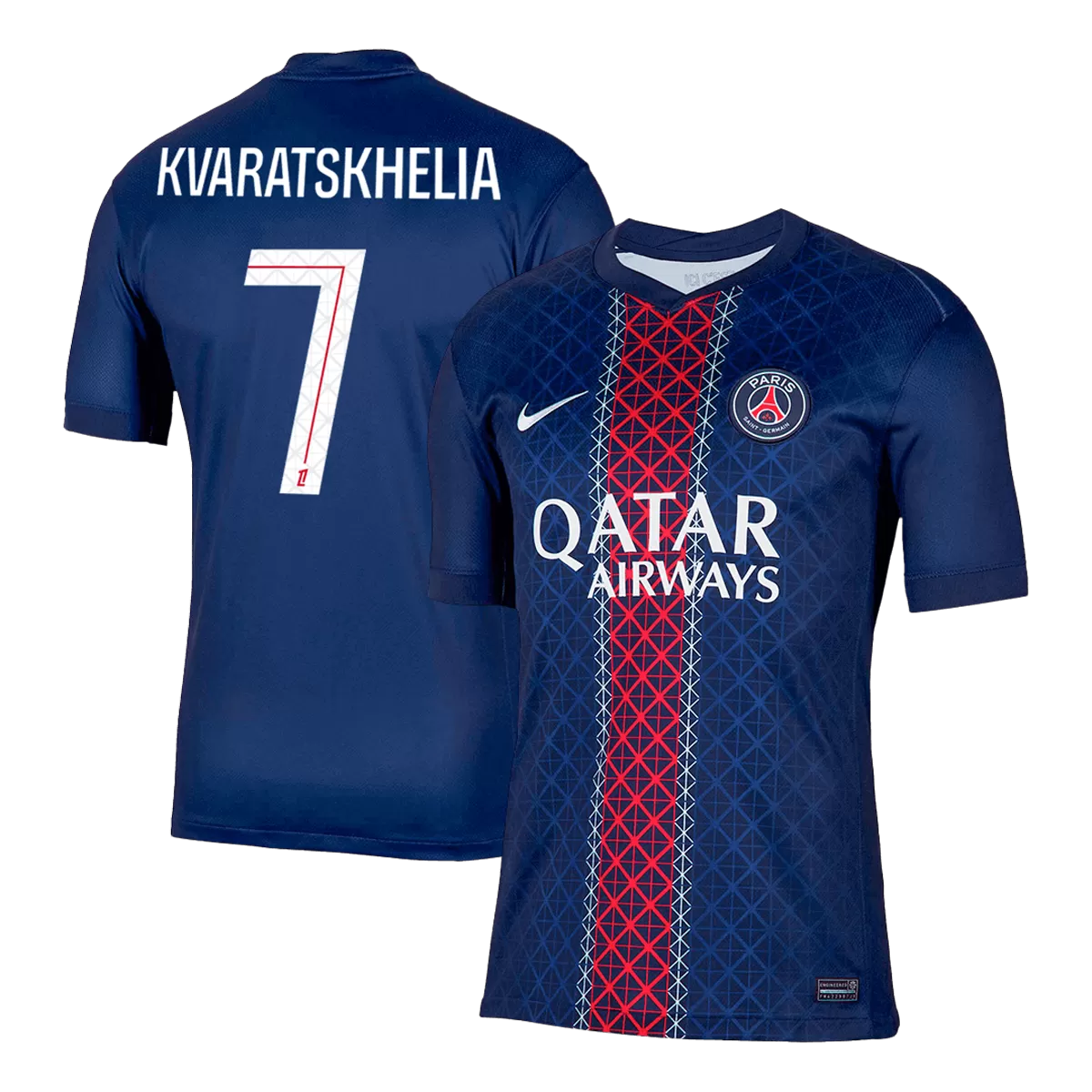 KVARATSKHELIA #7 PSG Paris Saint-Germain Home Jersey 2025/26