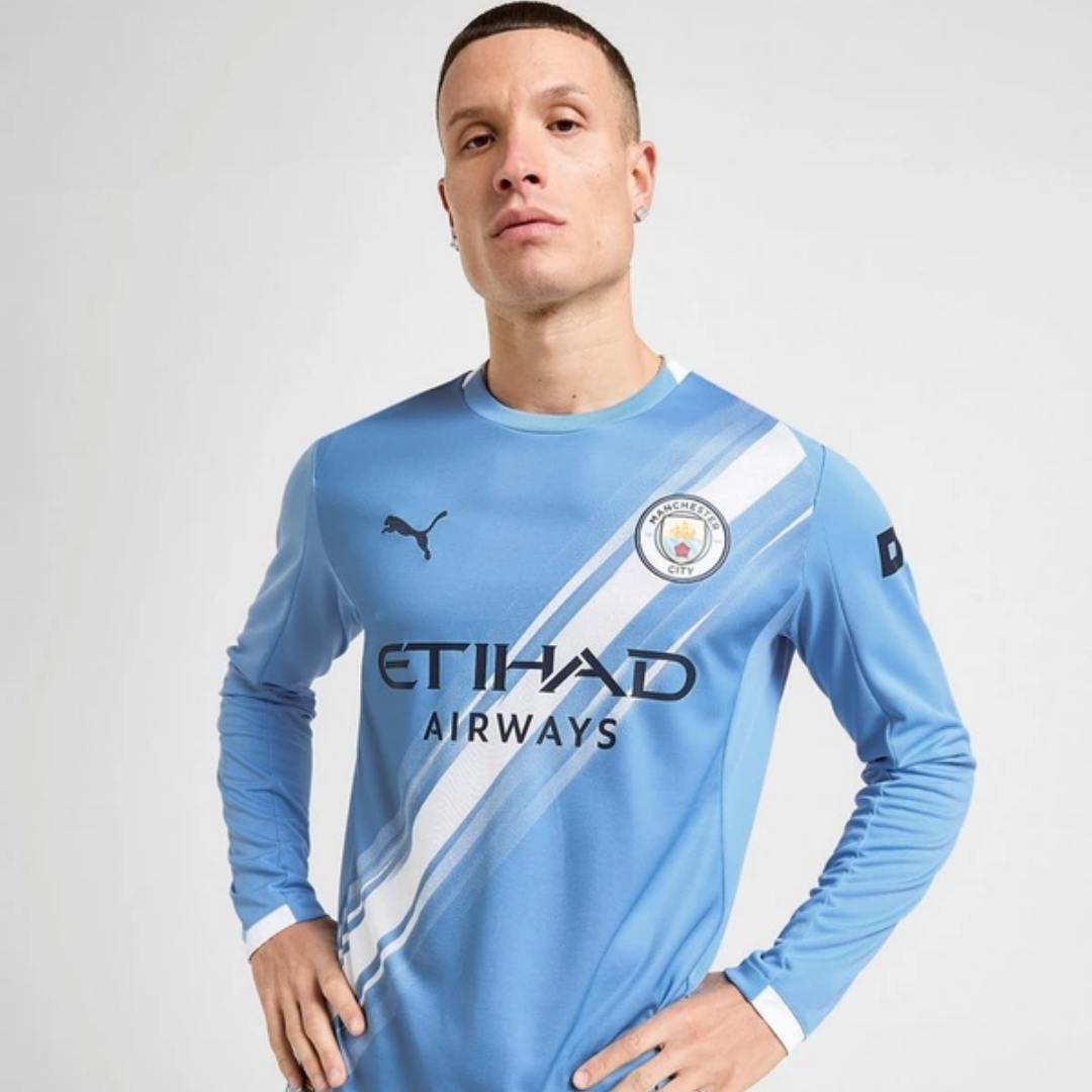 Manchester City Home Long Sleeve Jersey 2025/26