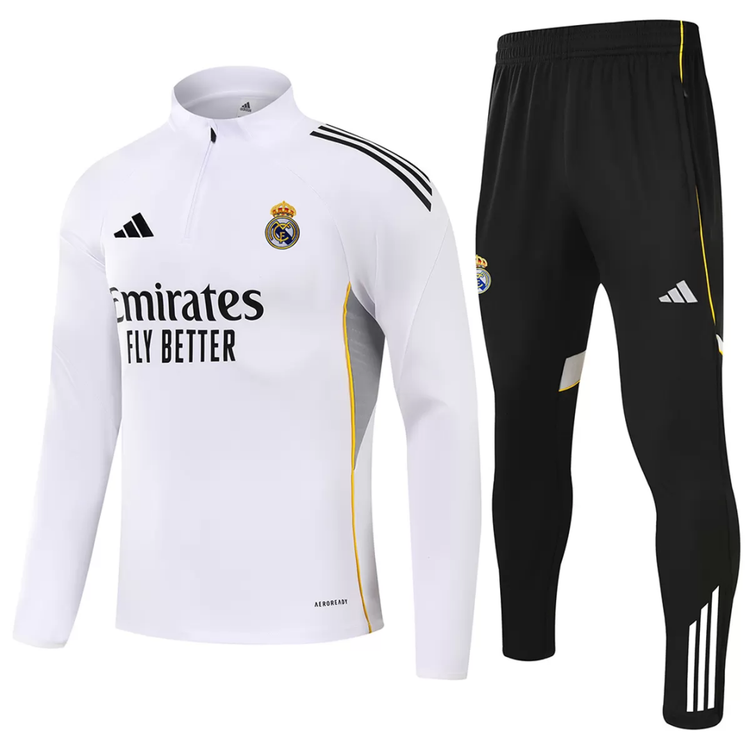 Real Madrid 1/4 Zipper Sweat Kit(Top+Pants) 2025/26