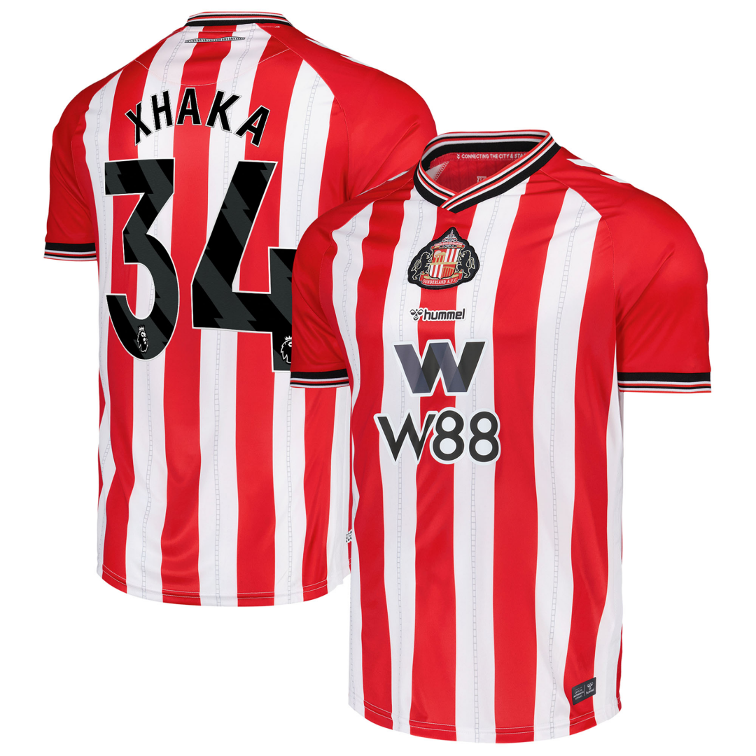 Xhaka #34 Sunderland Home Jersey 2025/26