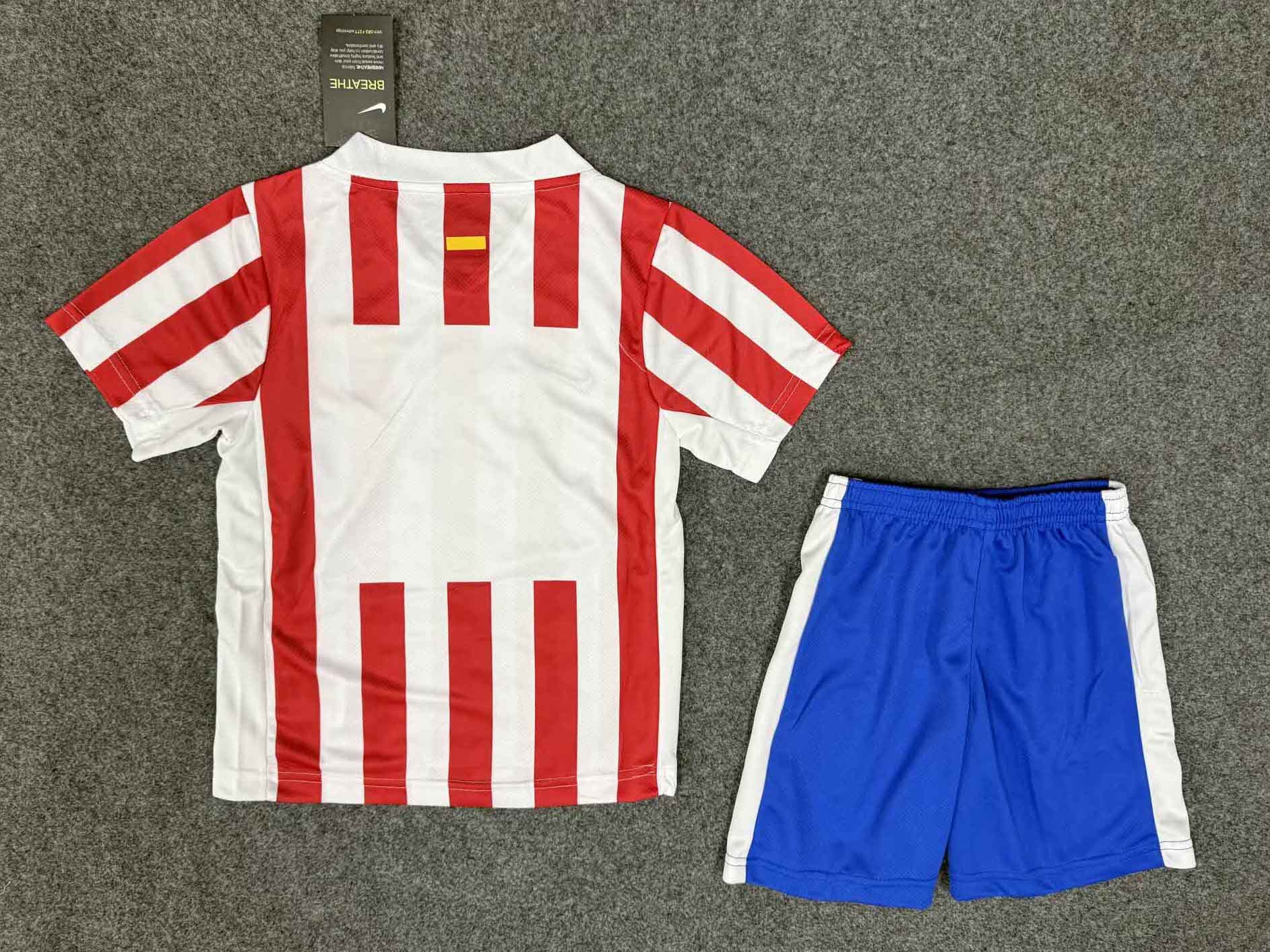 Atletico Madrid Soccer Jersey Home Kids Kit Jersey+Shorts 2025/26