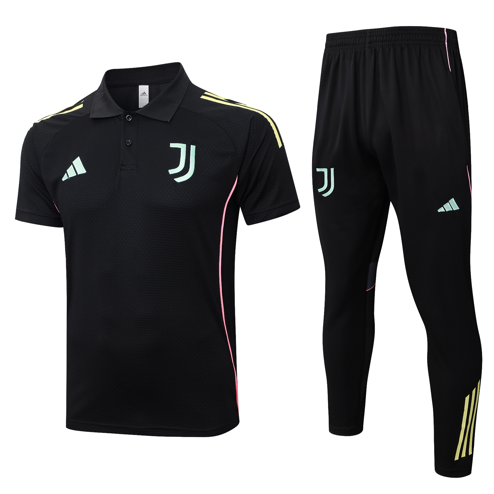 Juventus Training Kit (Polo+Pants) Black 2025/26
