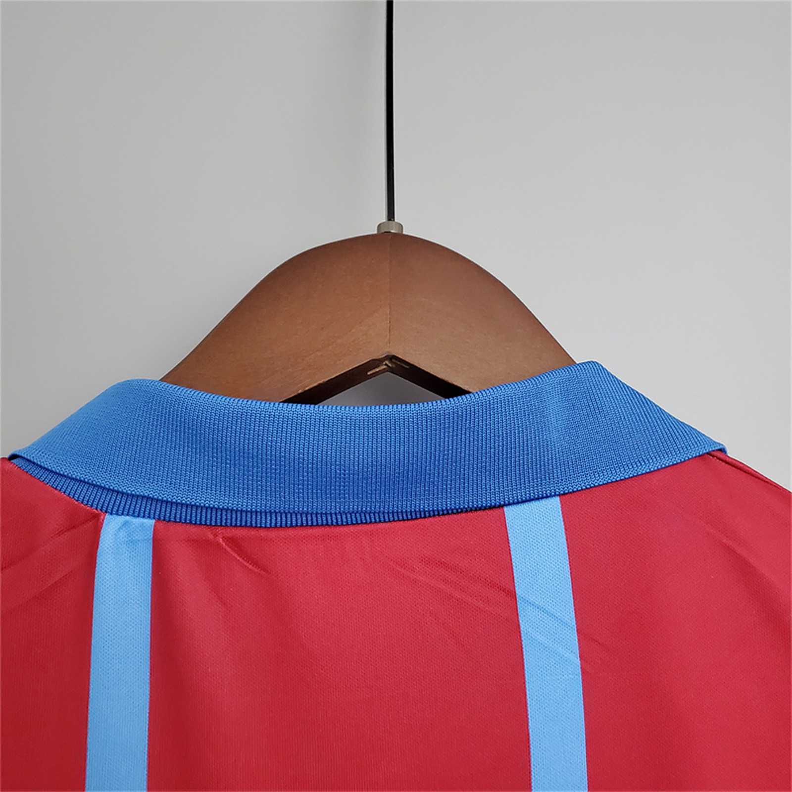 Aston Villa Retro Football Jersey Home Custom Shirt 1993-95