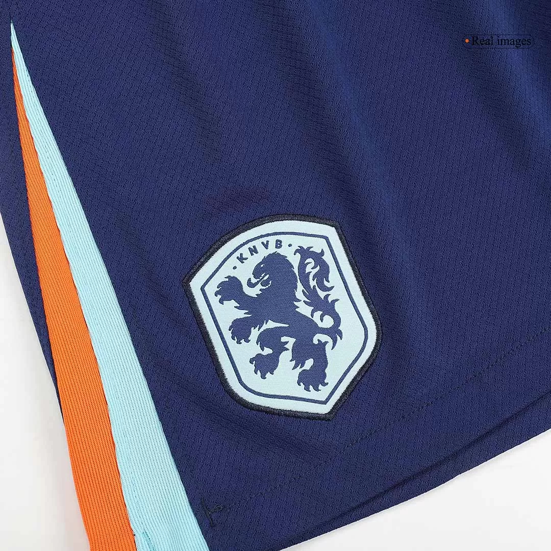 Netherlands Soccer Jersey Away Custom Shorts EURO 2024