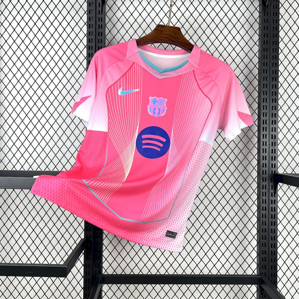 Barcelona Soccer Jersey Pink Special Edition Custom Shirt 2025/26