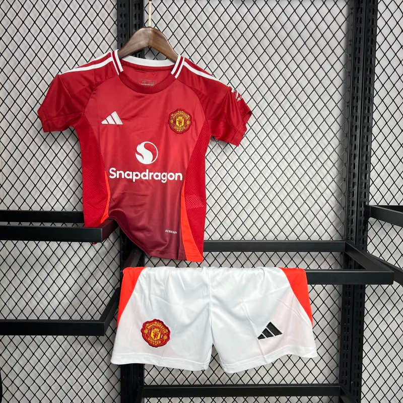 Manchester United Home Kids Kit Jersey+Shorts 2024/25