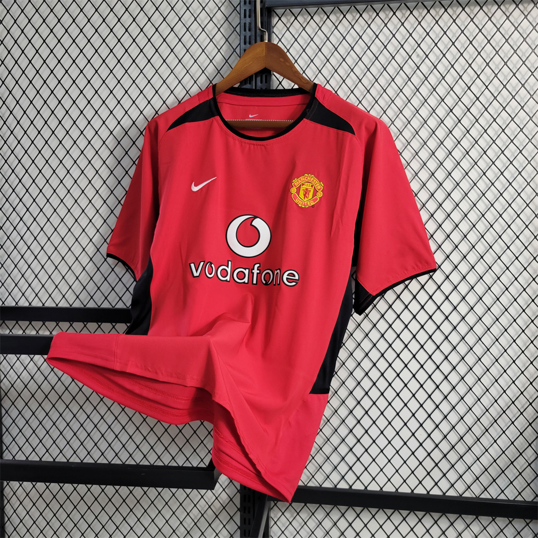 Manchester United Retro Home Football Jersey Shirt 2002/04