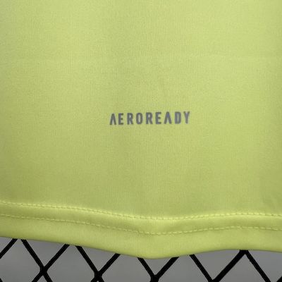 Real Madrid Soccer Jersey Yellow Goalkeeper Kids Kit Jersey+Shorts 2025/26