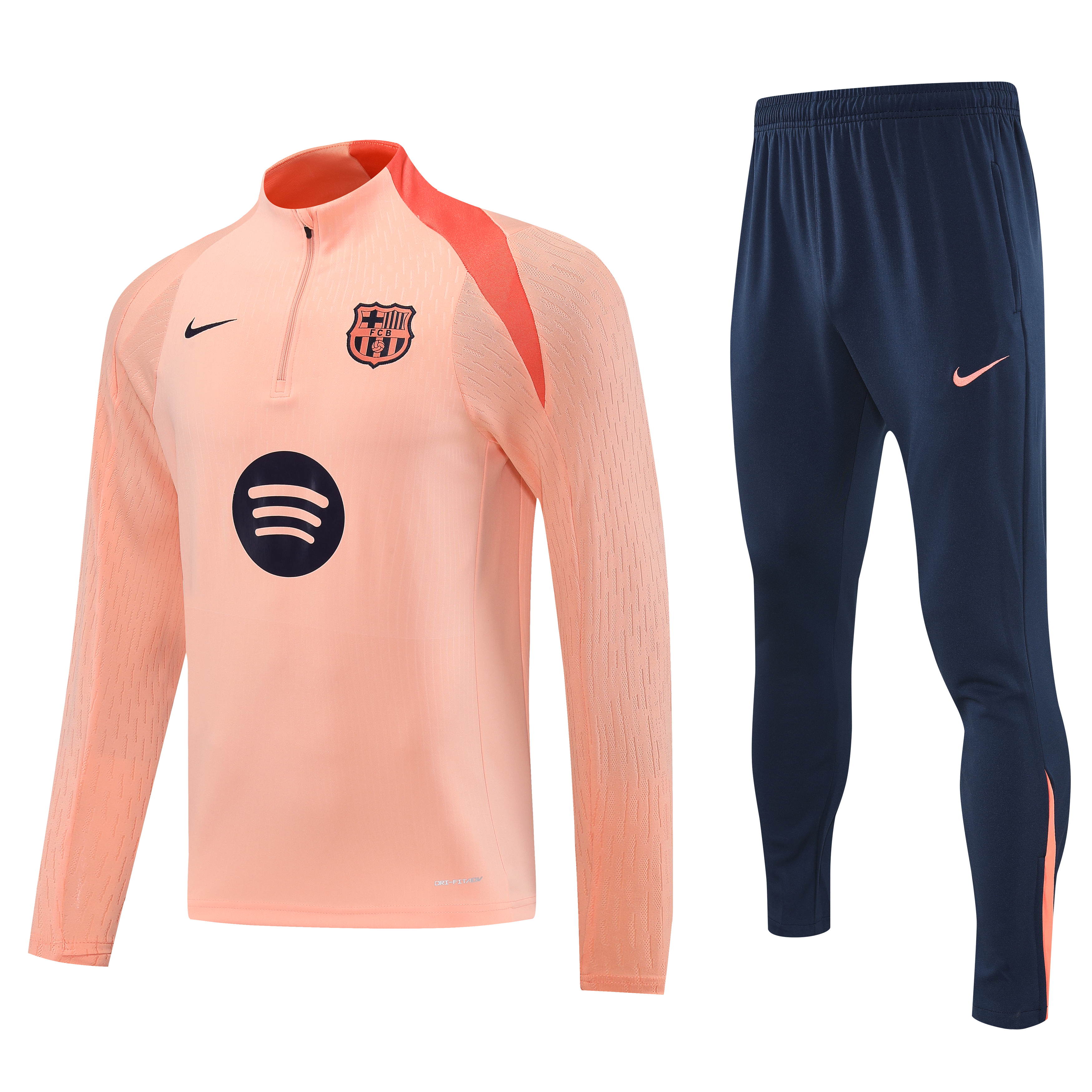 Barcelona Authentic Training Kit (Sweatshirt+Pants) Pink 2025/26 - Player Version