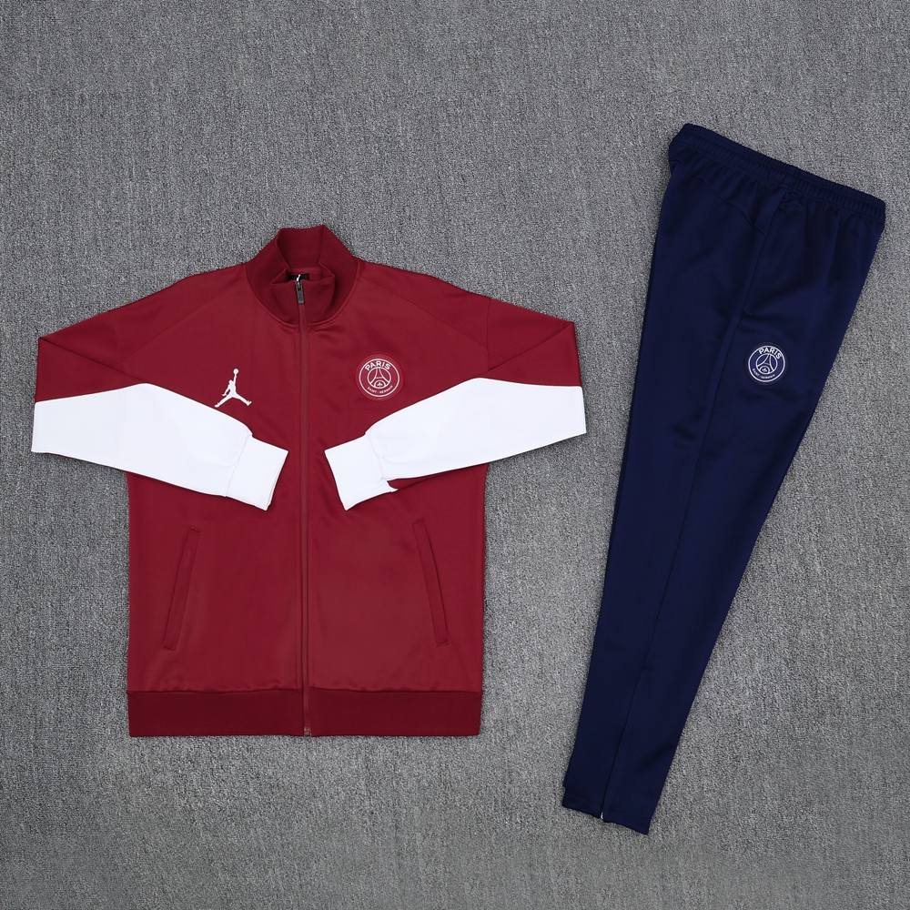 PSG Training Kit (Jacket+Pants) Jujube Red 2025/26