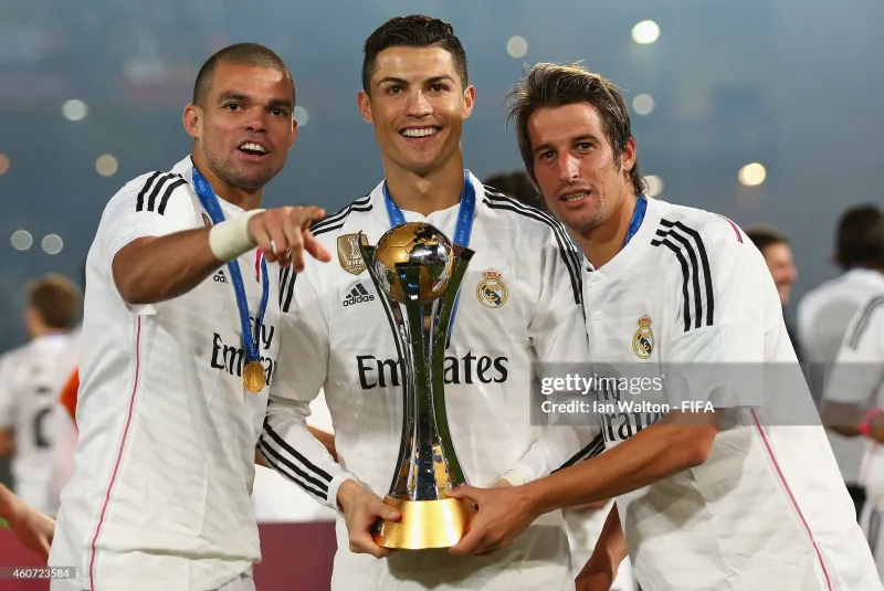 Real Madrid Authentic Retro Jersey Home Soccer Shirt 2014/15