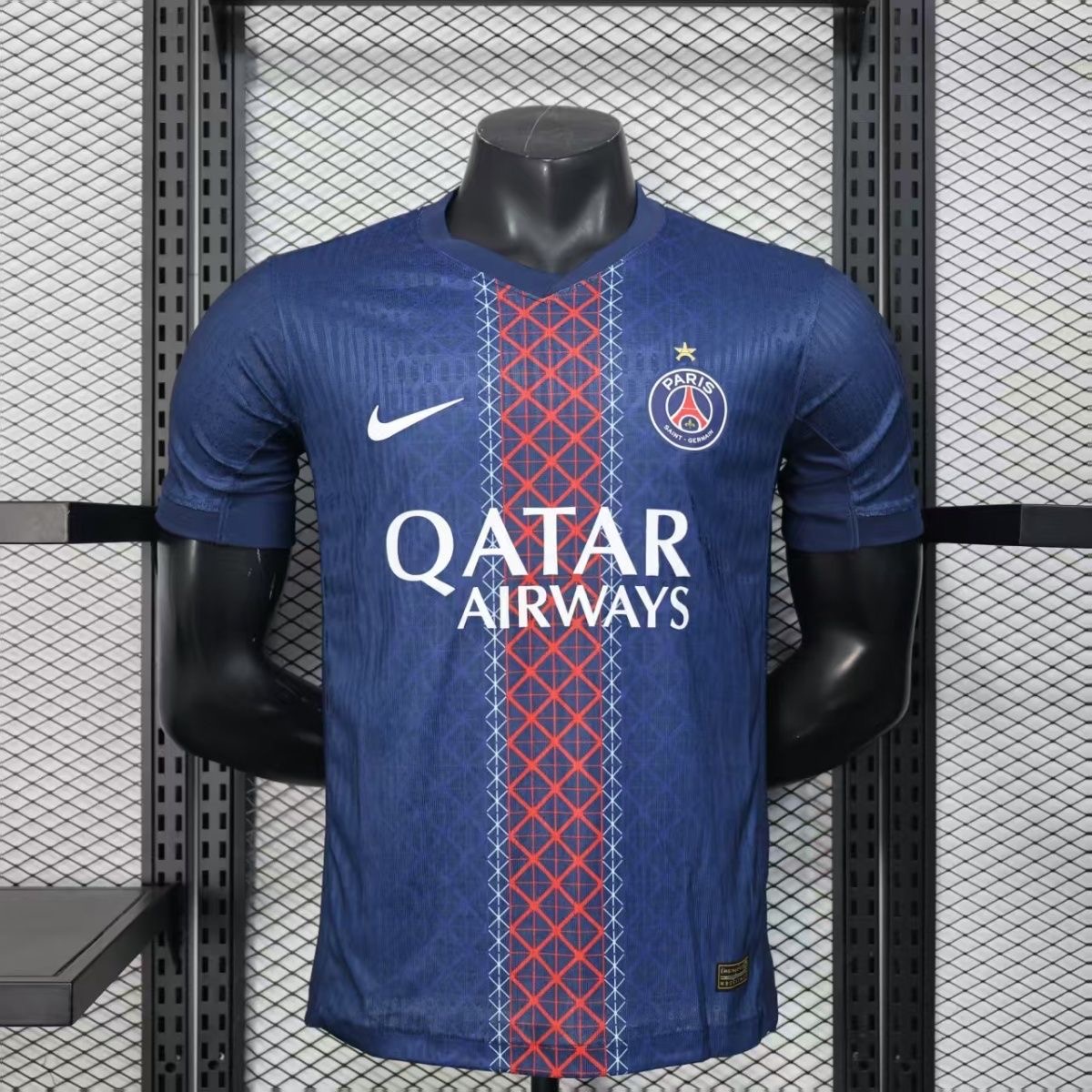 Authentic Soccer Jersey PSG Home x Champions of Europe Shirt 2025/26