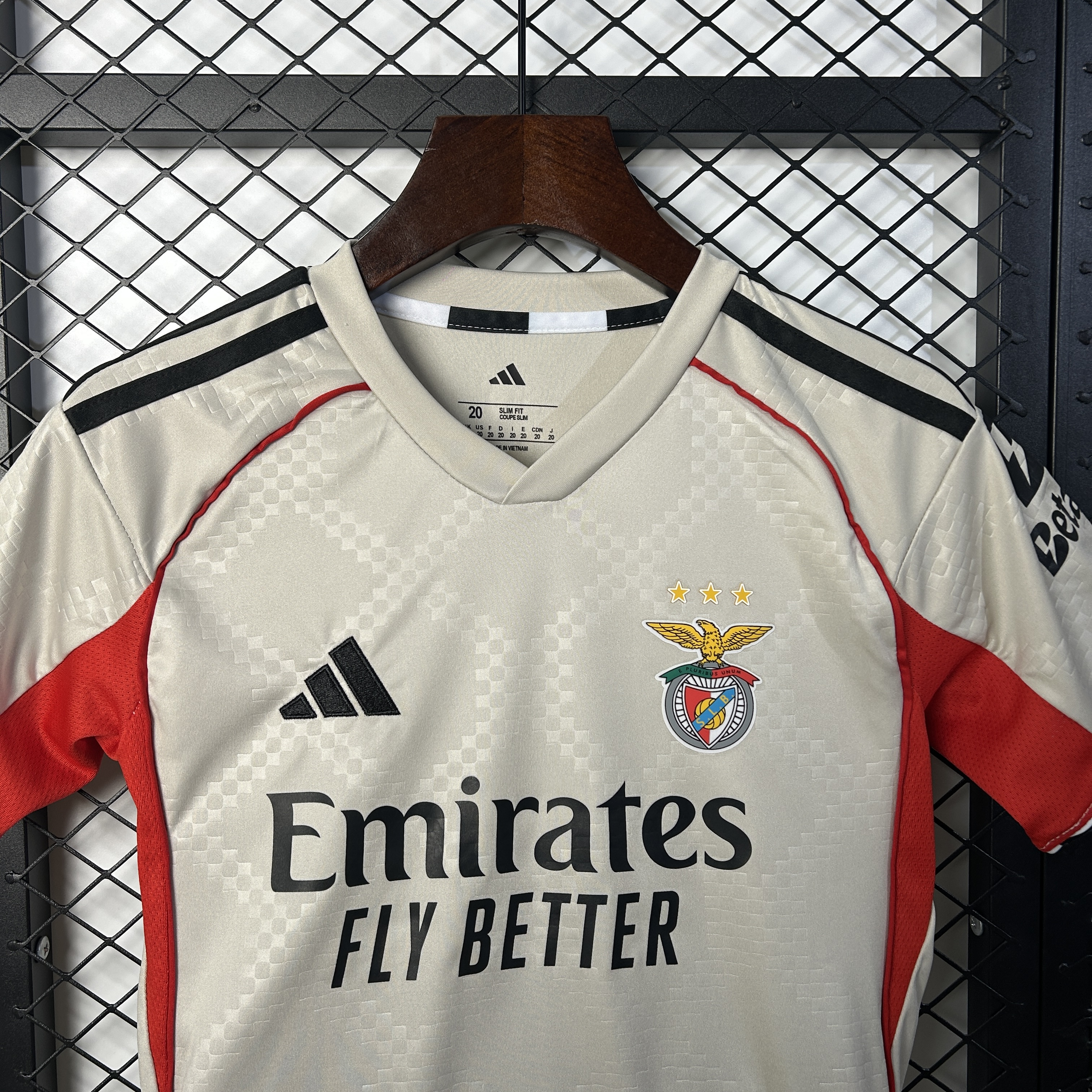 Benfica Soccer Jersey Away Kids Kit Jersey+Shorts 2025/26