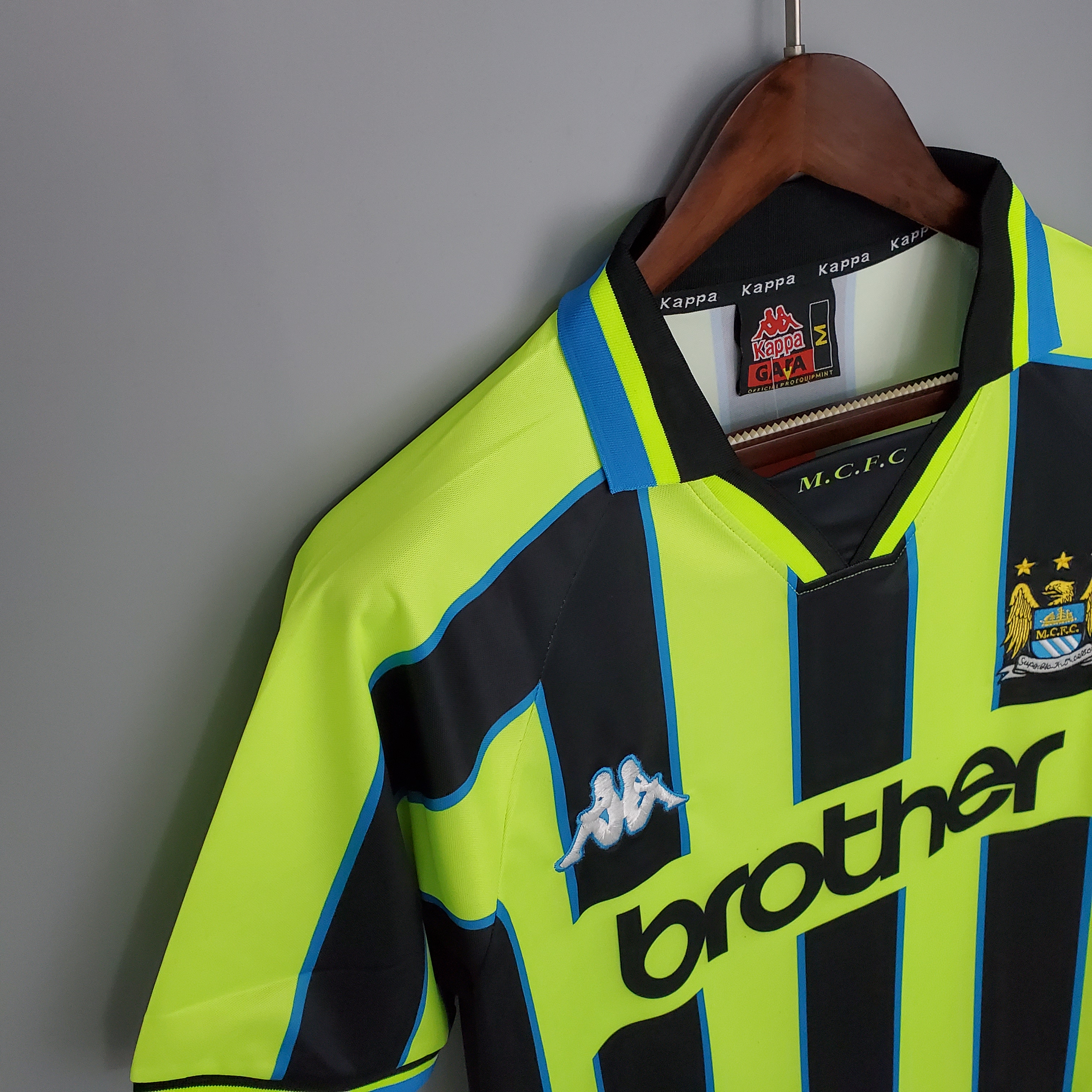 Manchester City Retro Away Football Jersey Shirt 1998/99