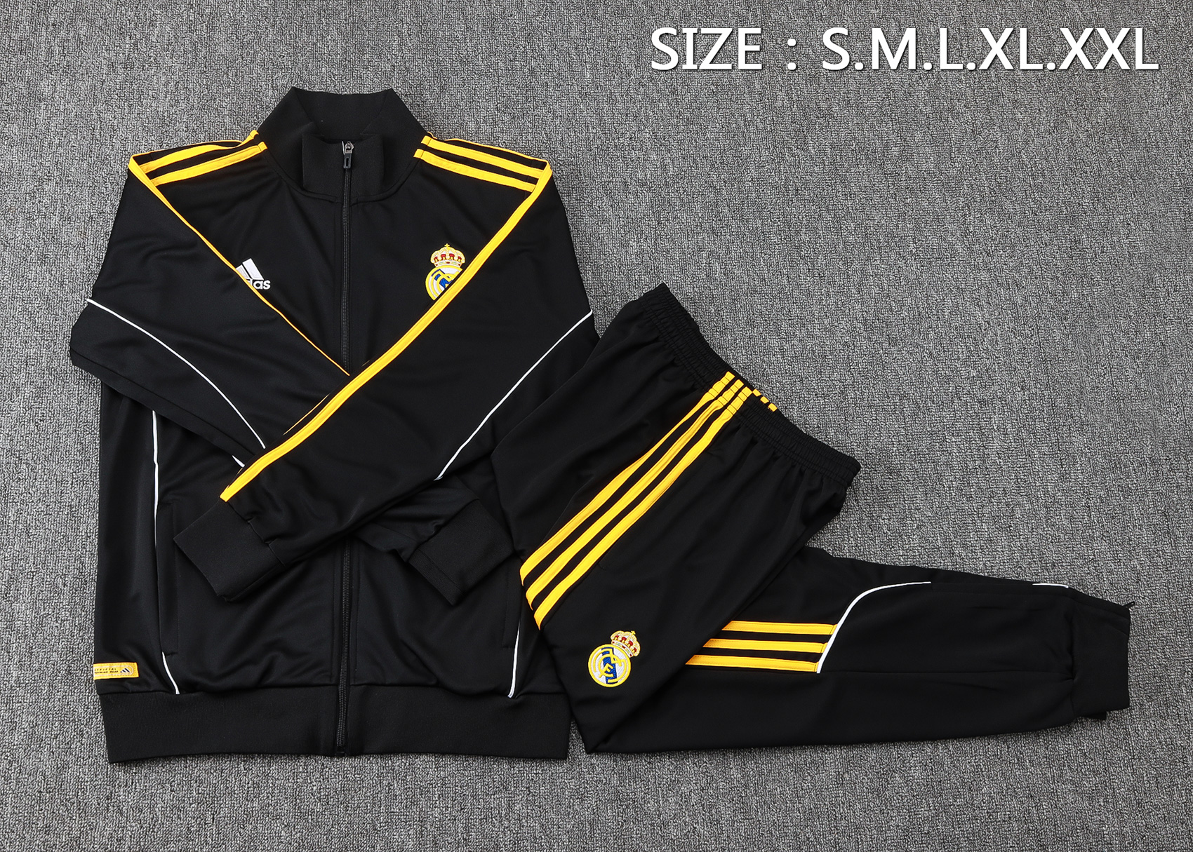 Real Madrid Training Kit (Jacket+Pants) Black 2025/26
