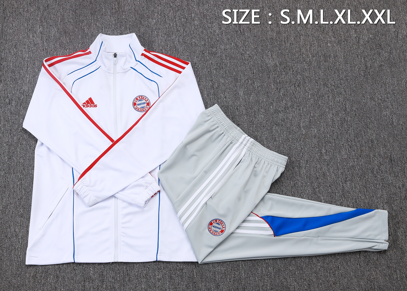 Bayern Munich Training Kit (Jacket+Pants) White 2025/26