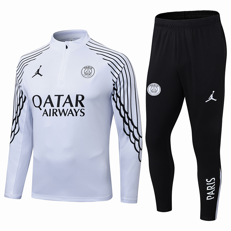 PSG Training Kit (Sweatshirt+Pants) White 2025/26