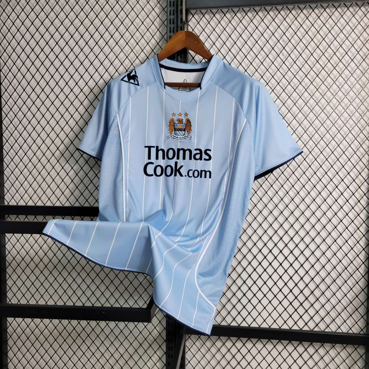 Manchester City Retro Home Football Jersey Shirt 2007/08