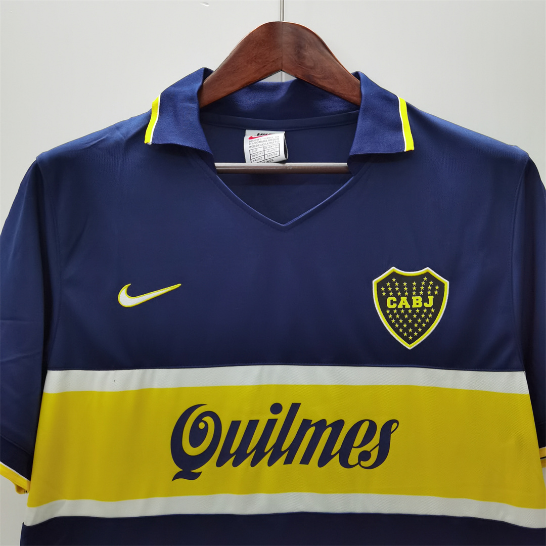 Boca Juniors Retro Soccer Jersey Home Custom Shirt 1996/97