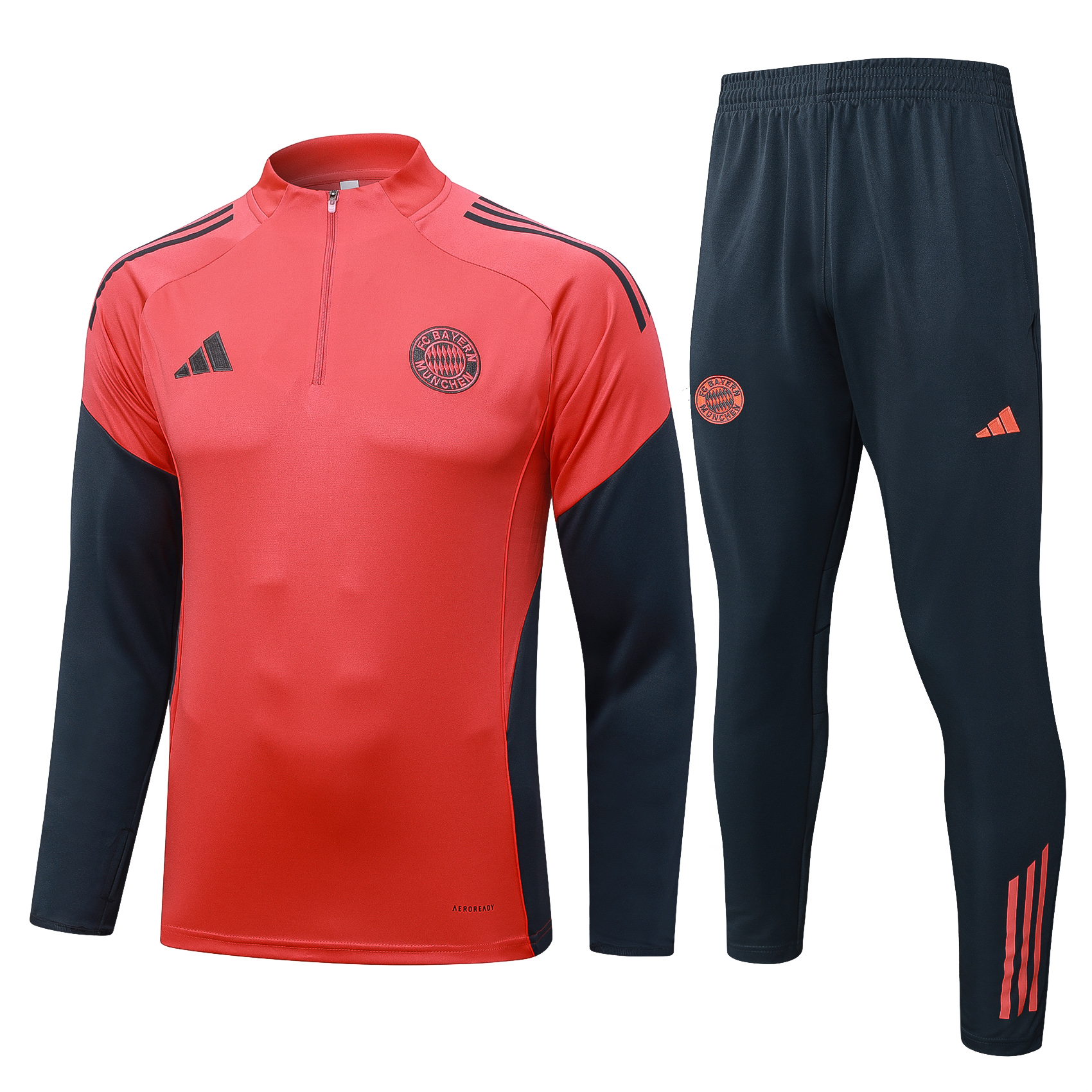 Bayern Munich Training Kit (Sweatshirt+Pants) Orange 2025/26