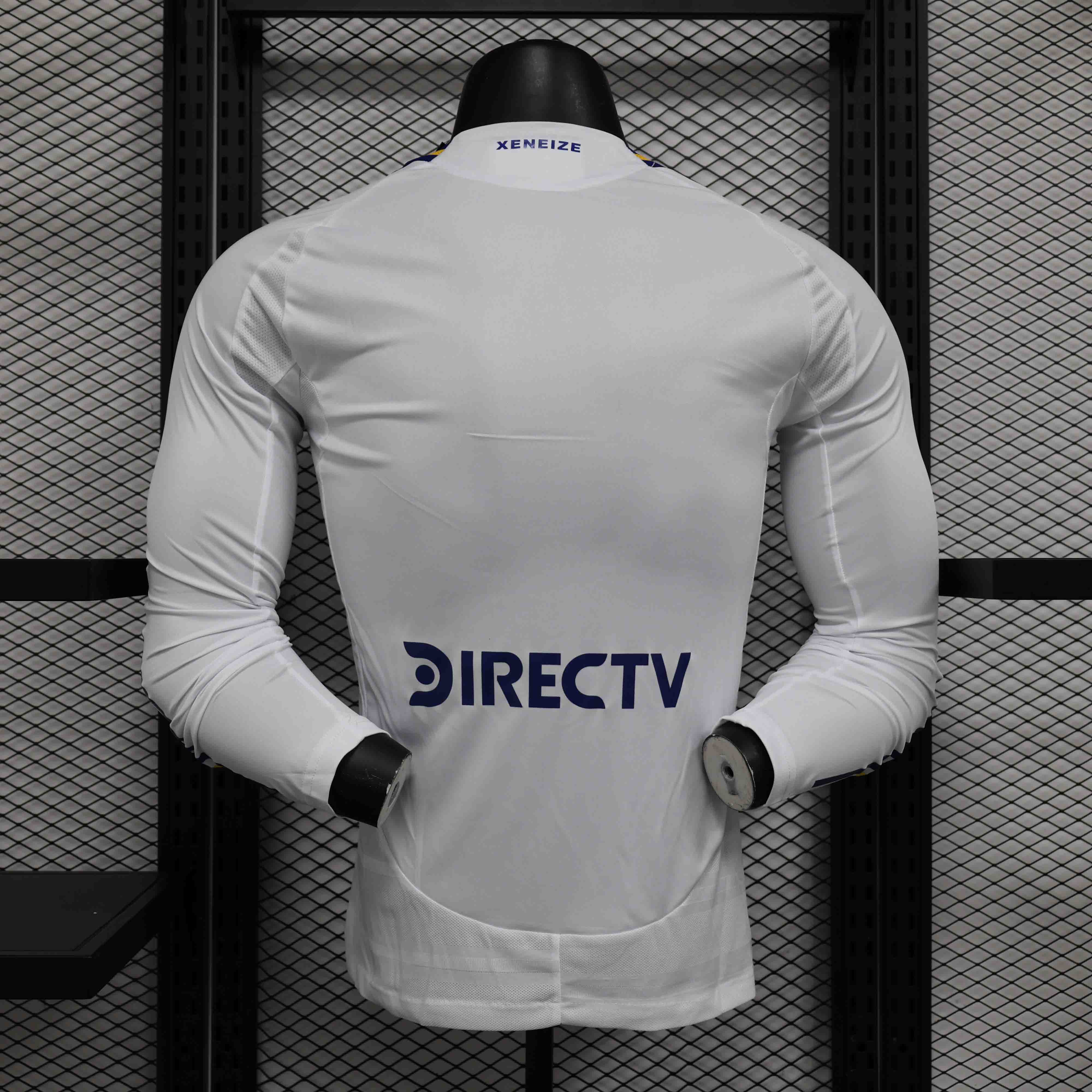 Boca Juniors Authentic Soccer Jersey Away Long Sleeve Shirt 2024/25