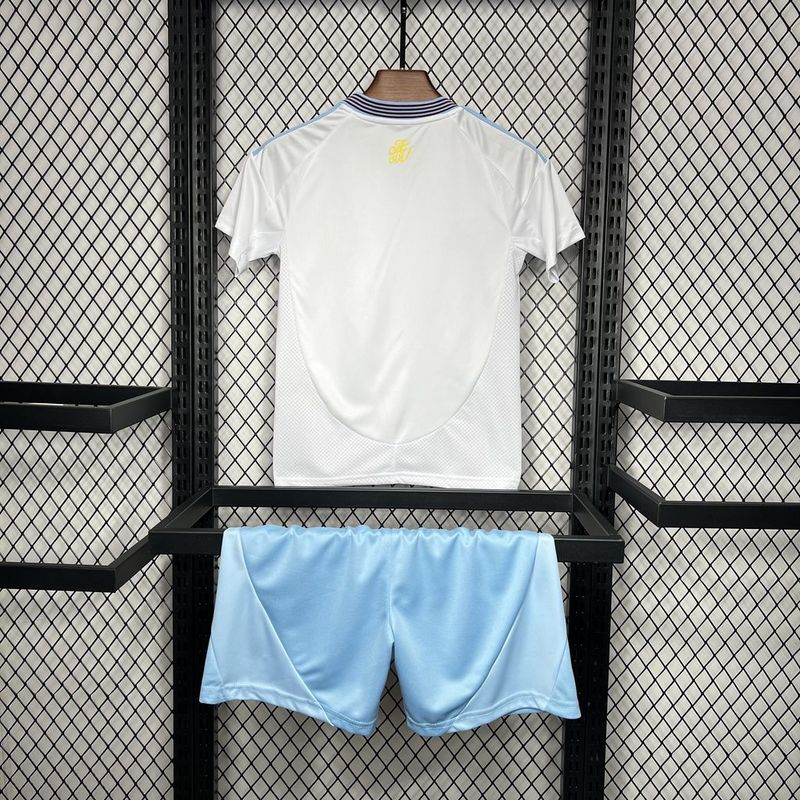 Aston Villa Football Jersey Away Kids Kit Jersey+Shorts 2024/25