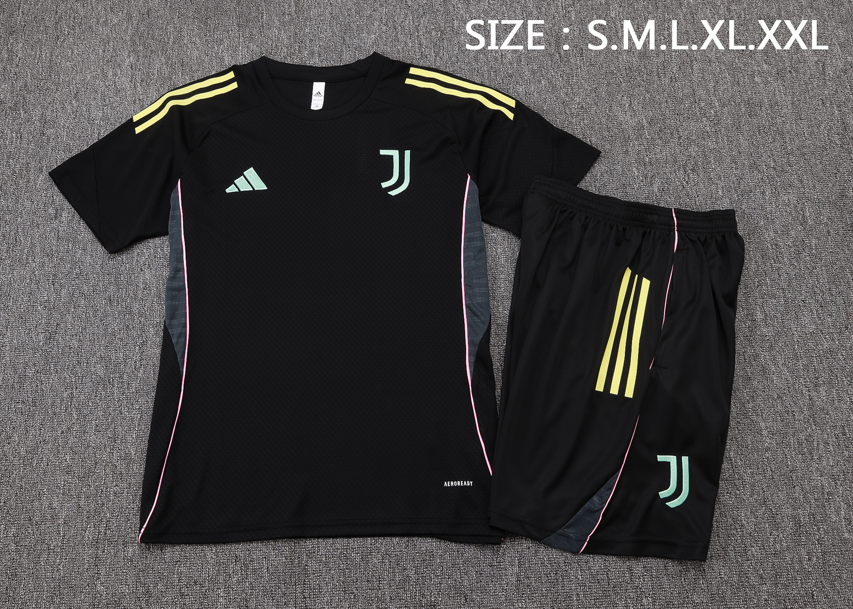 Juventus Training Jersey Kit Black 2025/26