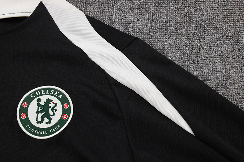 Chelsea Training Kit (Sweatshirt+Pants) Black 2025/26