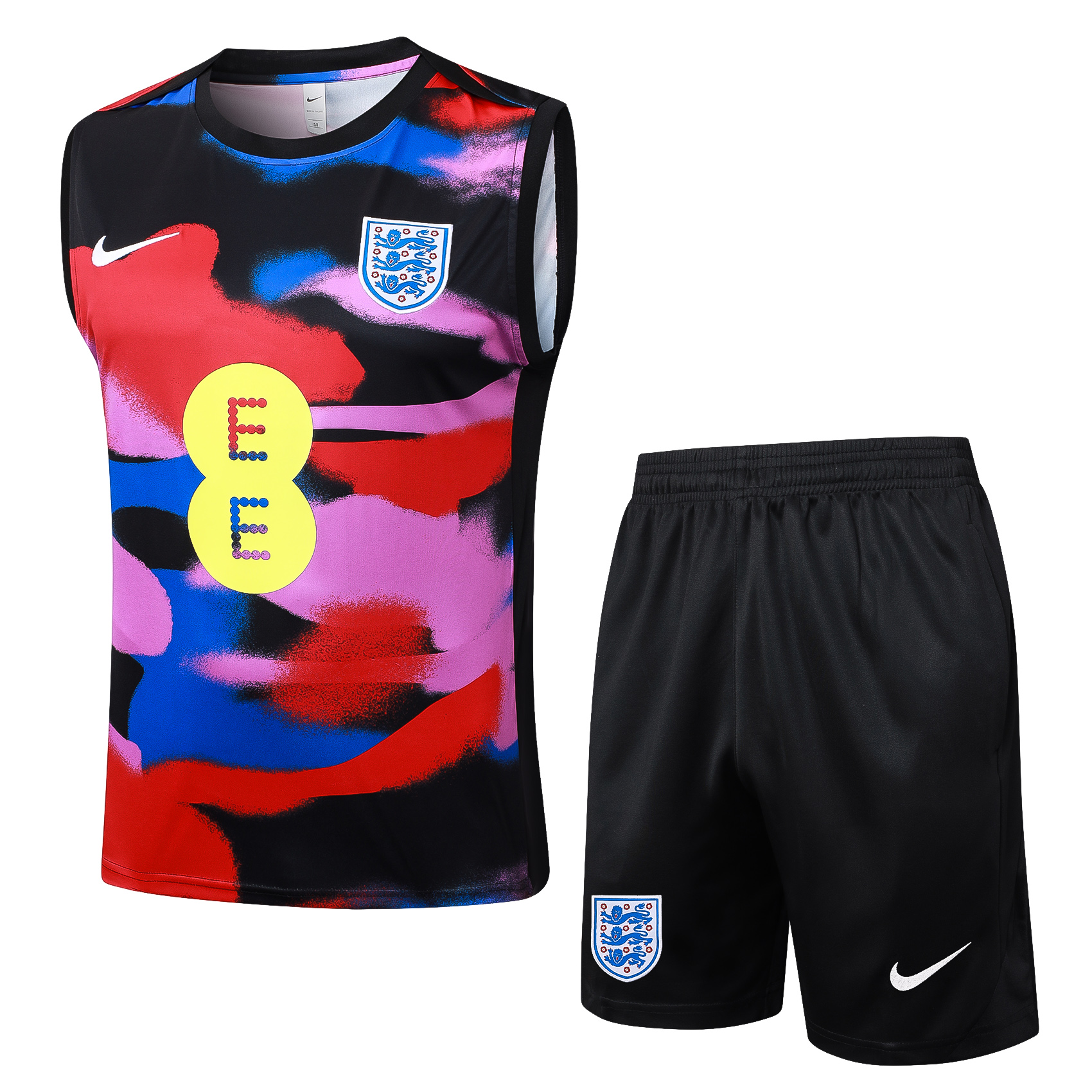 England Sleeveless Training Kit Colorful 2025/26
