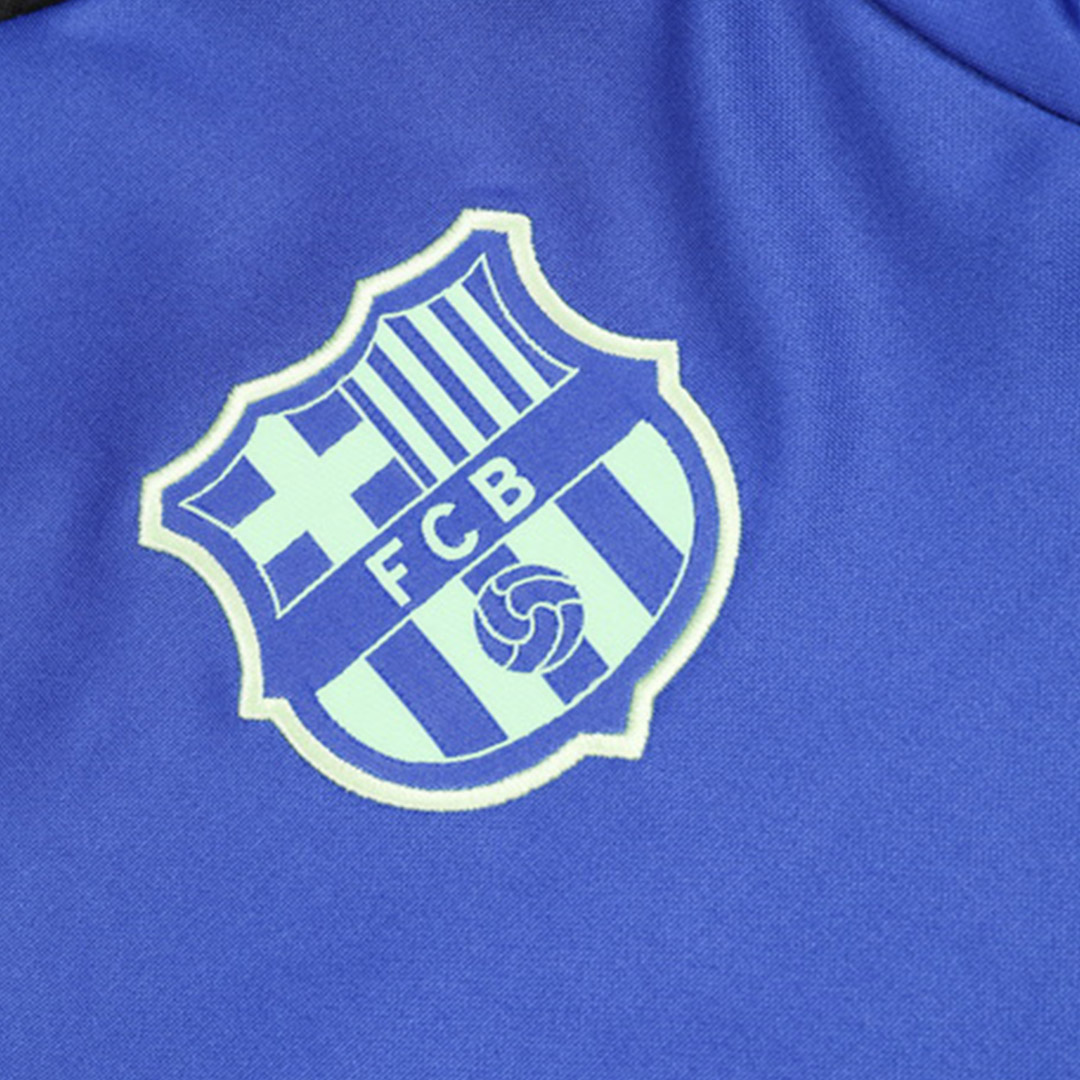 Barcelona Zipper Sweat Kit (Top+Pants) Blue 2024/25