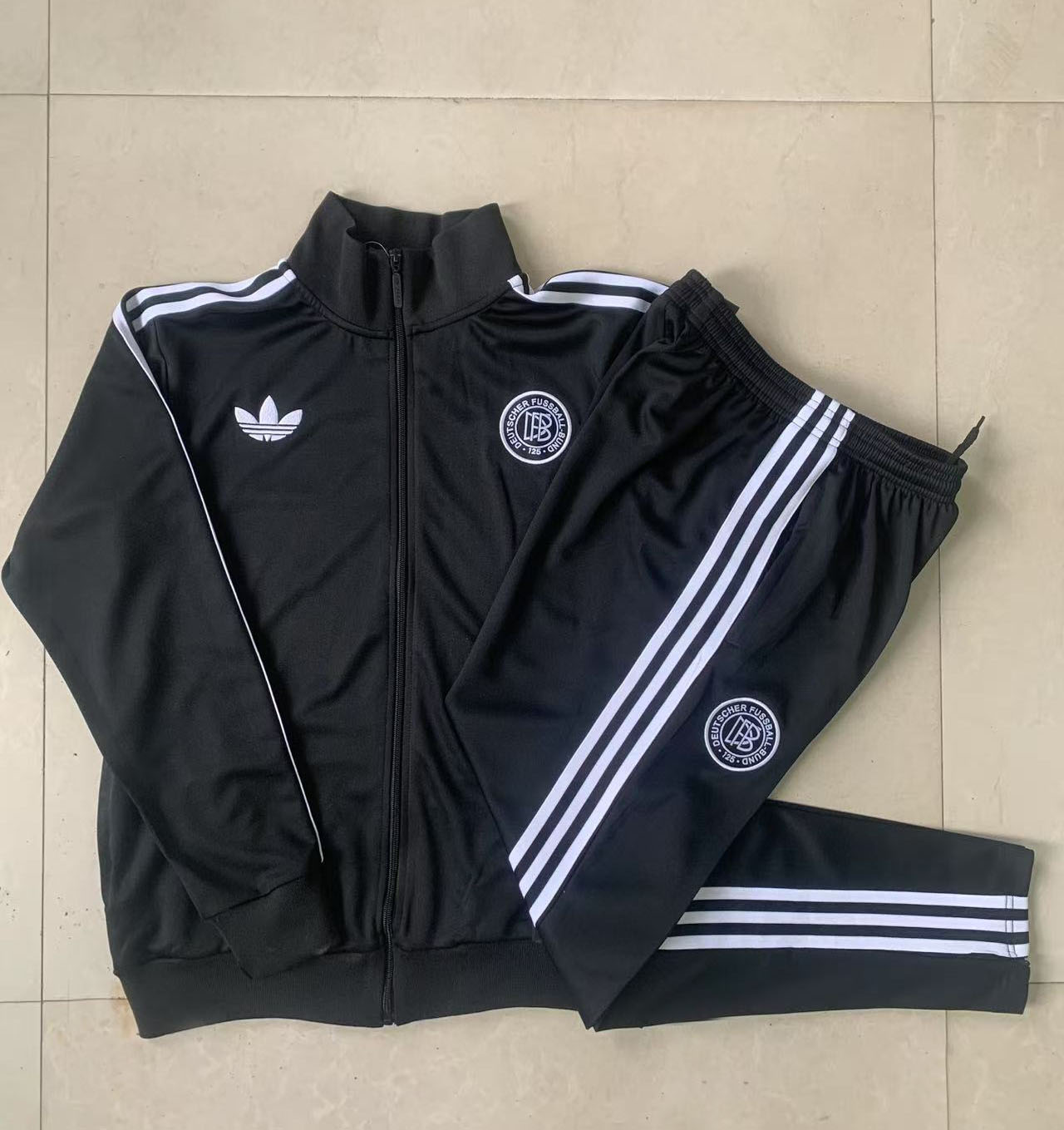 Kids Germany Training Kit (Jacket+Pants) Black 2025 - 125th Anniversary