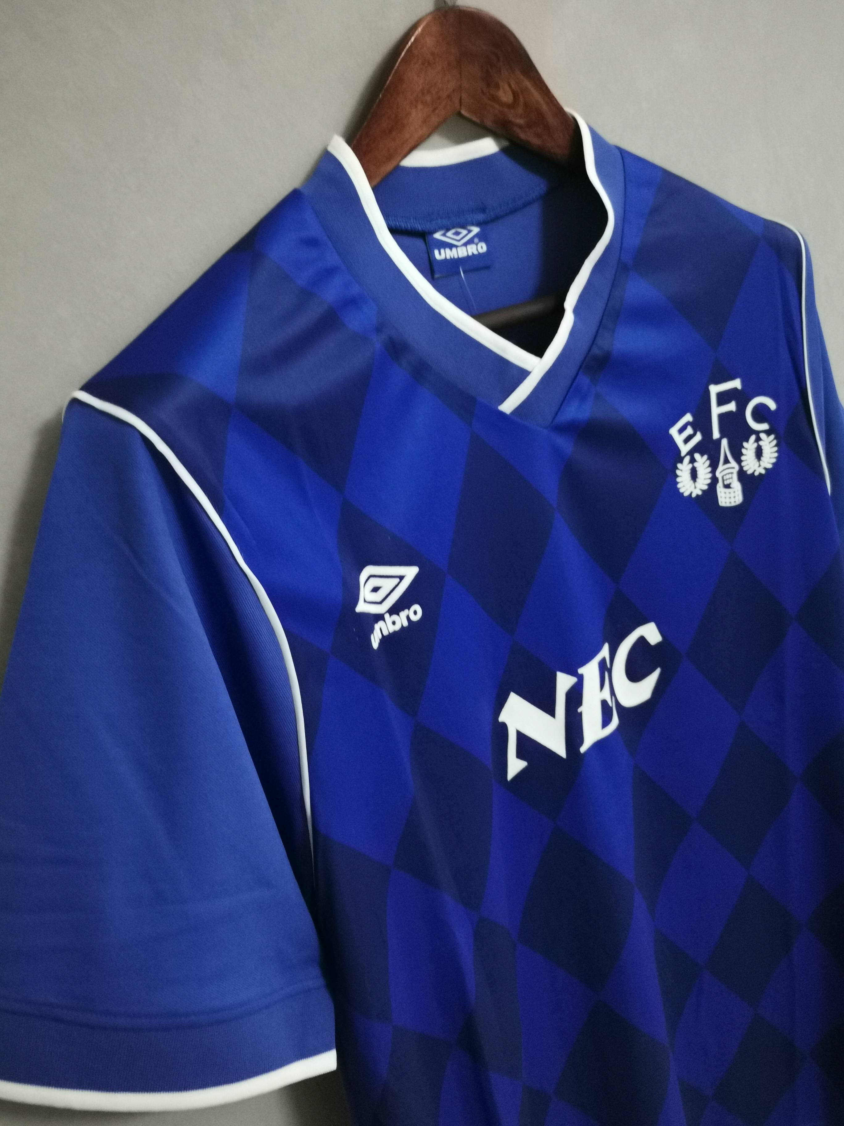 Everton Retro Football Jersey Home Custom Shirt 1886/87