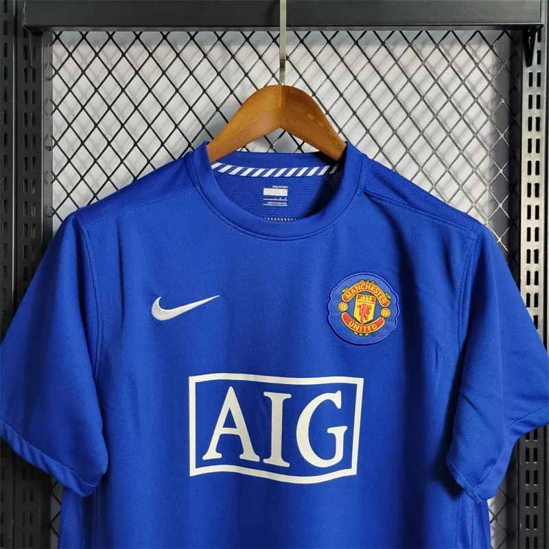Ronaldo #7 Manchester United Retro Home Football Jersey Shirt 2008/09