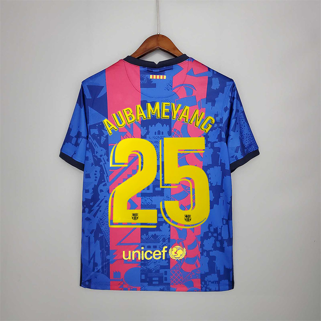 Barcelona Retro Jersey Third Away Soccer Shirt 2021/22