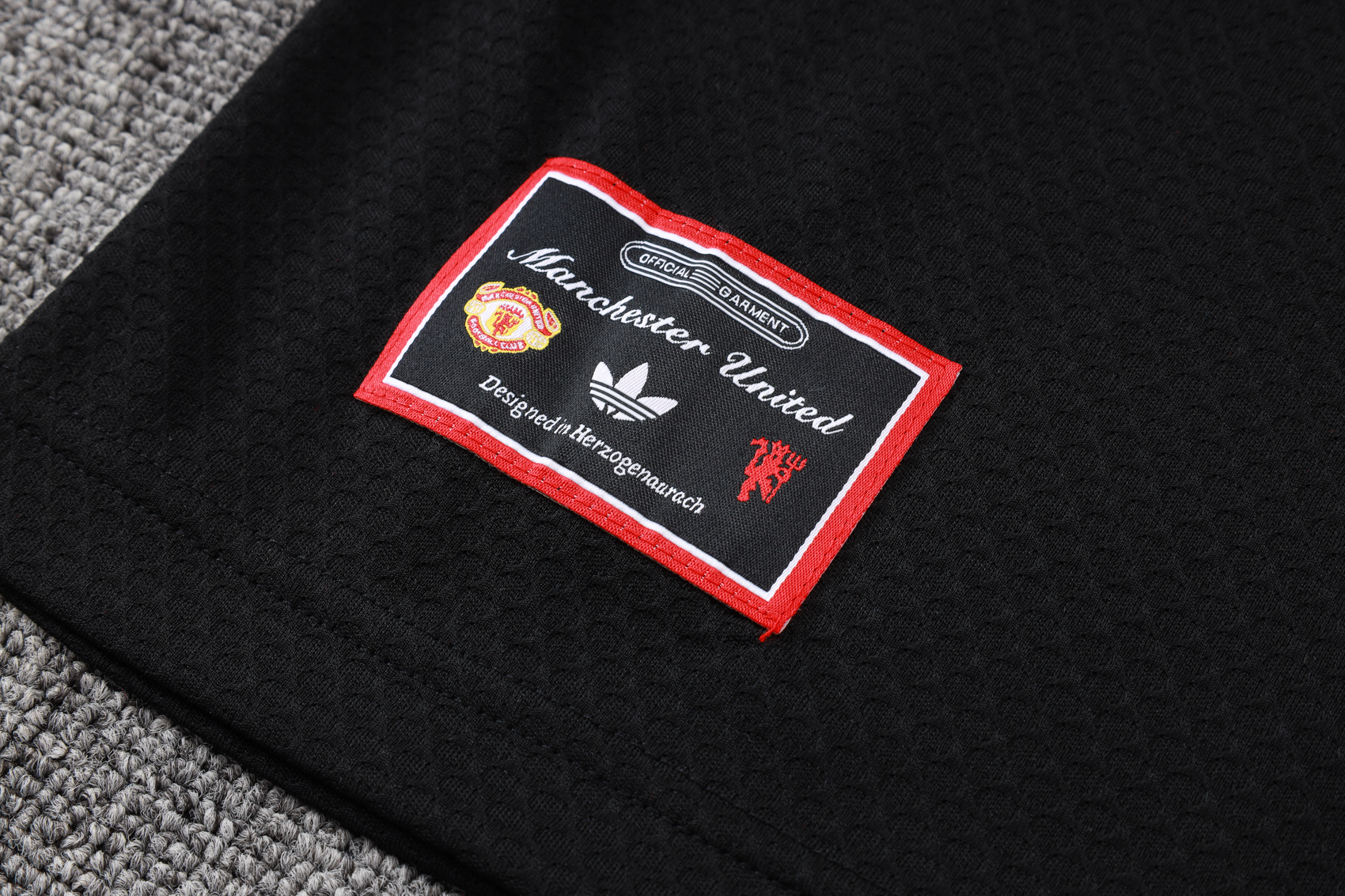 Manchester United Training Kit (Polo+Pants) Black 2025/26