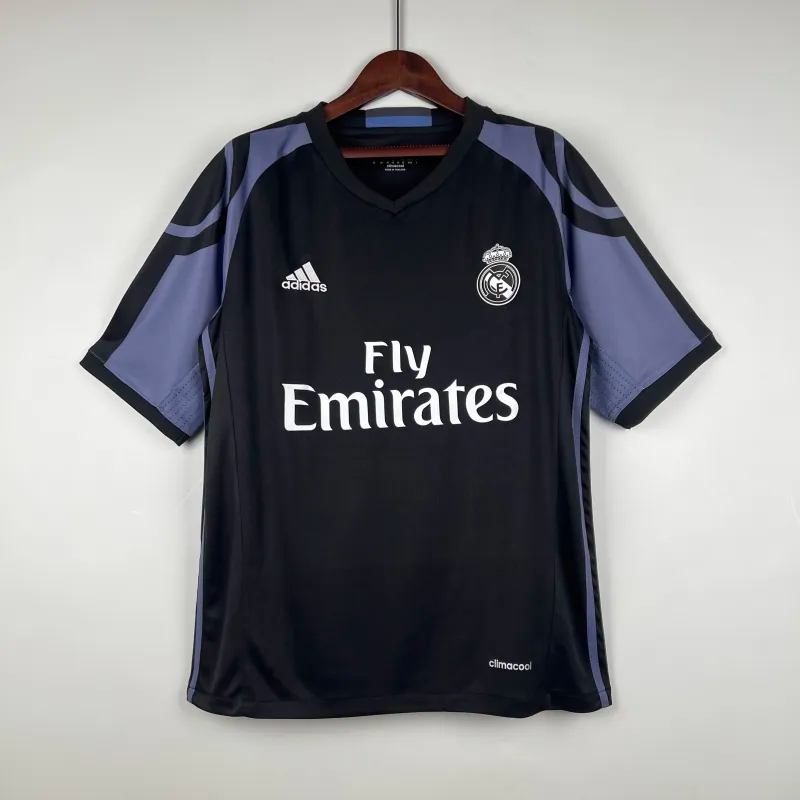 Real Madrid Retro Jersey Third Away Soccer Shirt 2016/17