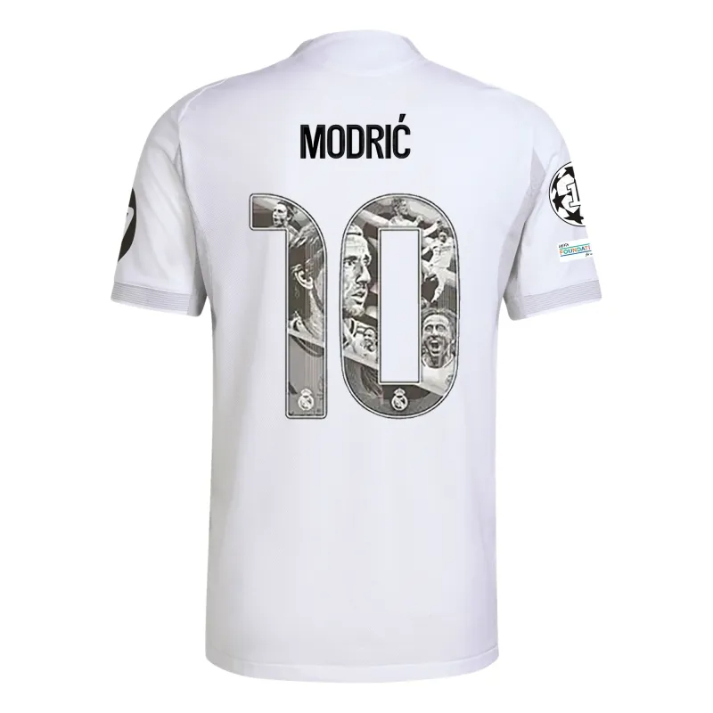 Modric Real Madrid Authentic Soccer Jersey Home Special Edition Shirt 2025/26