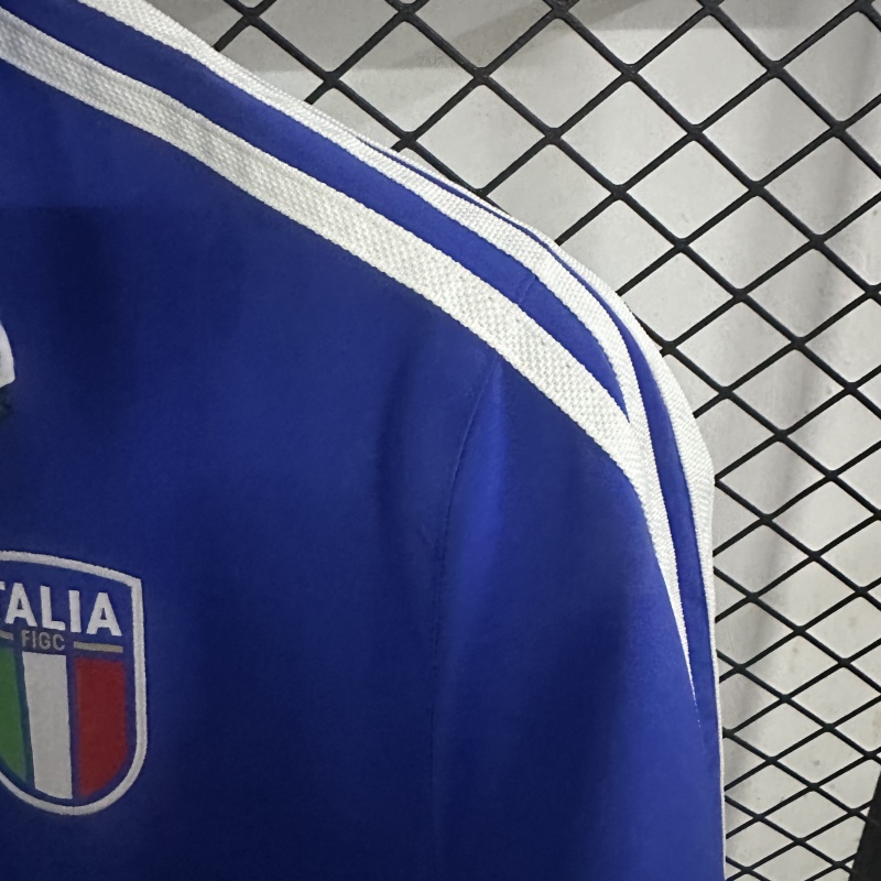 Italy Reversible Double-Sides Windbreaker Jacket Blue&White 2025