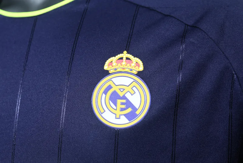 Real Madrid Authentic Retro Jersey Away Long Sleeve Soccer Shirt 2012/13