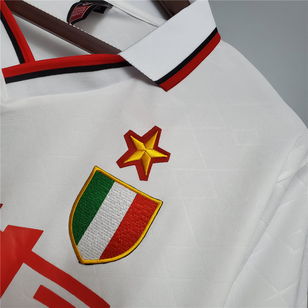 AC Milan Retro Soccer Jersey Away Custom Shirt 1993/94