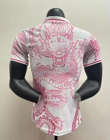 Real Madrid Authentic Soccer Jersey Pink Dragon Special Edition Shirt 2025/26