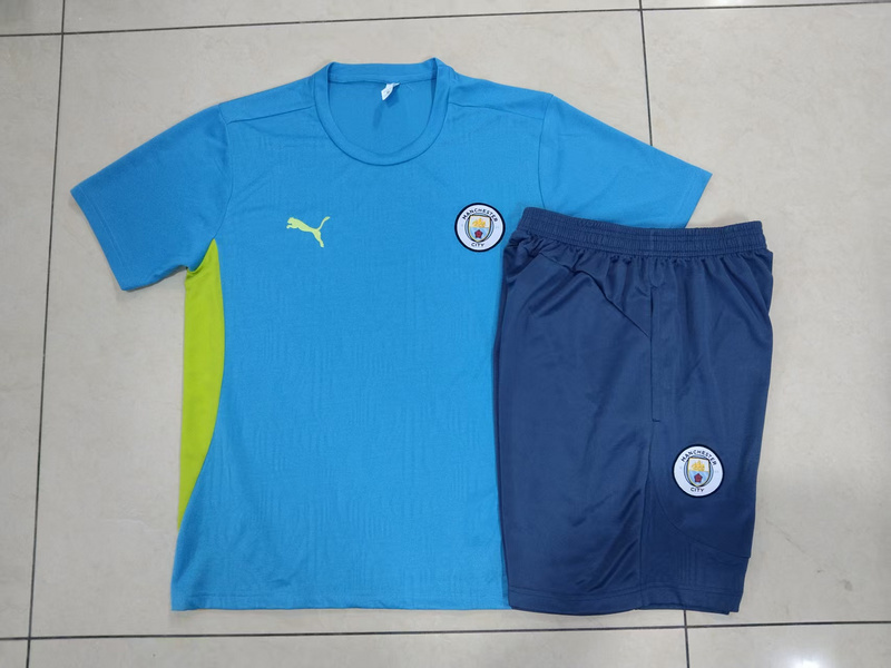 Manchester City Training Jersey Kit Blue 2025/26