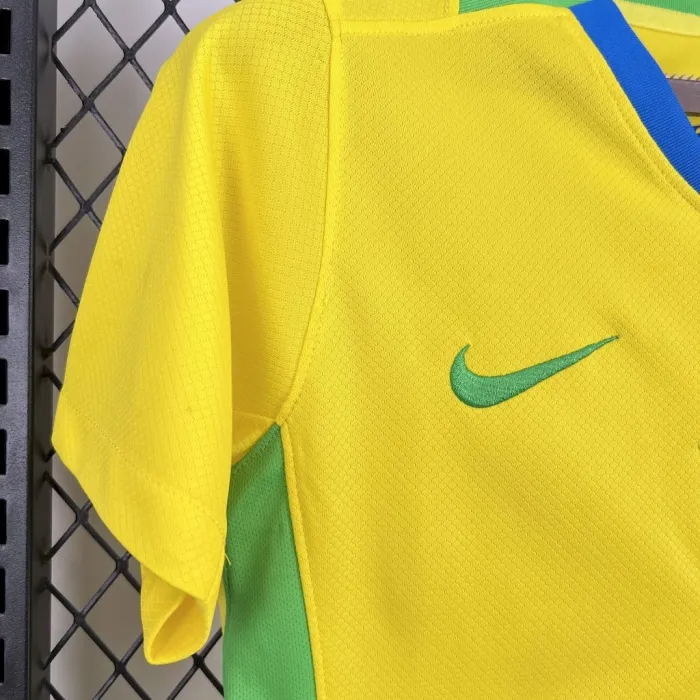 Brazil Soccer Jersey Home Women's Custom Shirt 2025