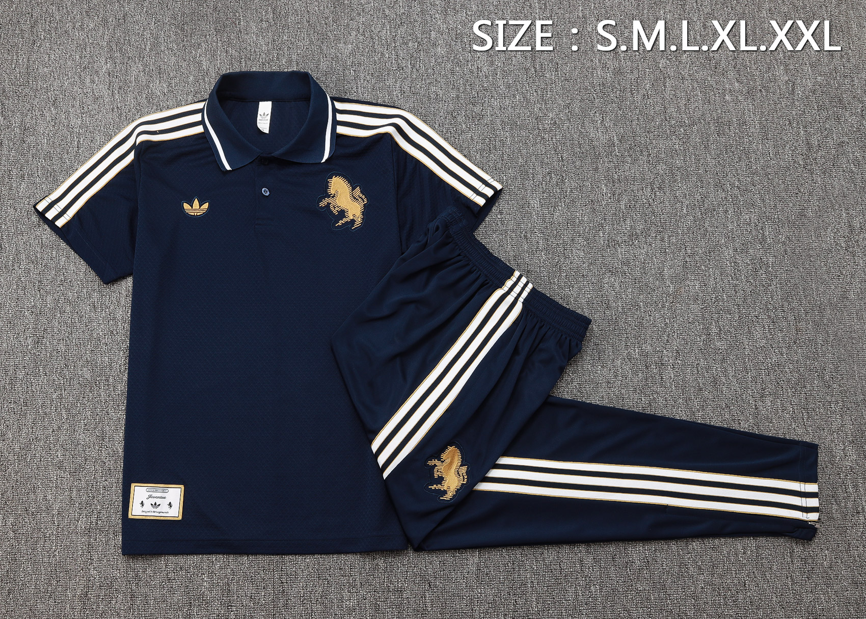 Juventus Training Kit (Polo+Pants) Navy 2025/26