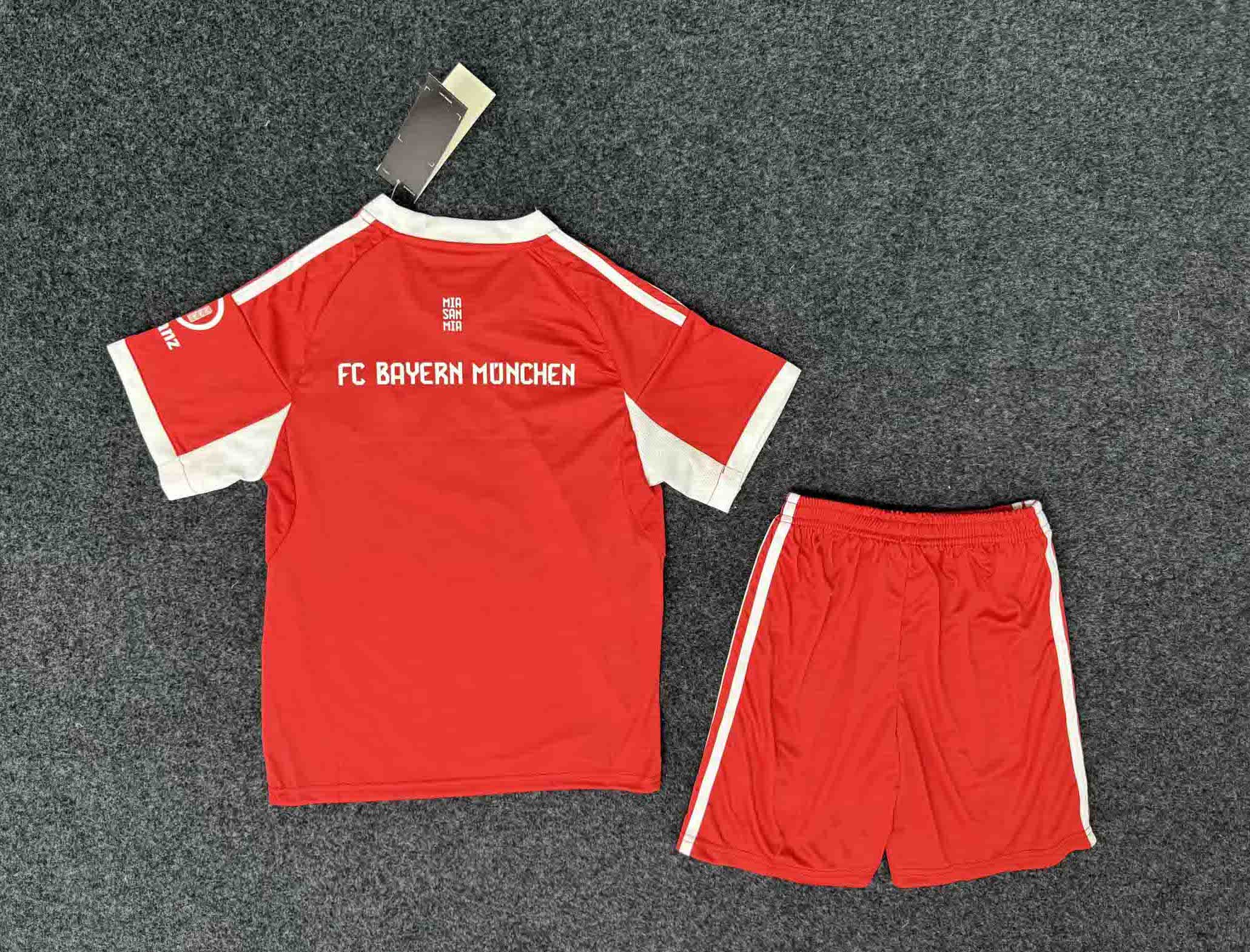Bayern Munich Home Kids Kit Jerseys+Shorts 2025/26
