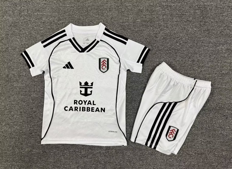 Fulham Football Jersey Home Kids Kit Jersey+Shorts 2025/26