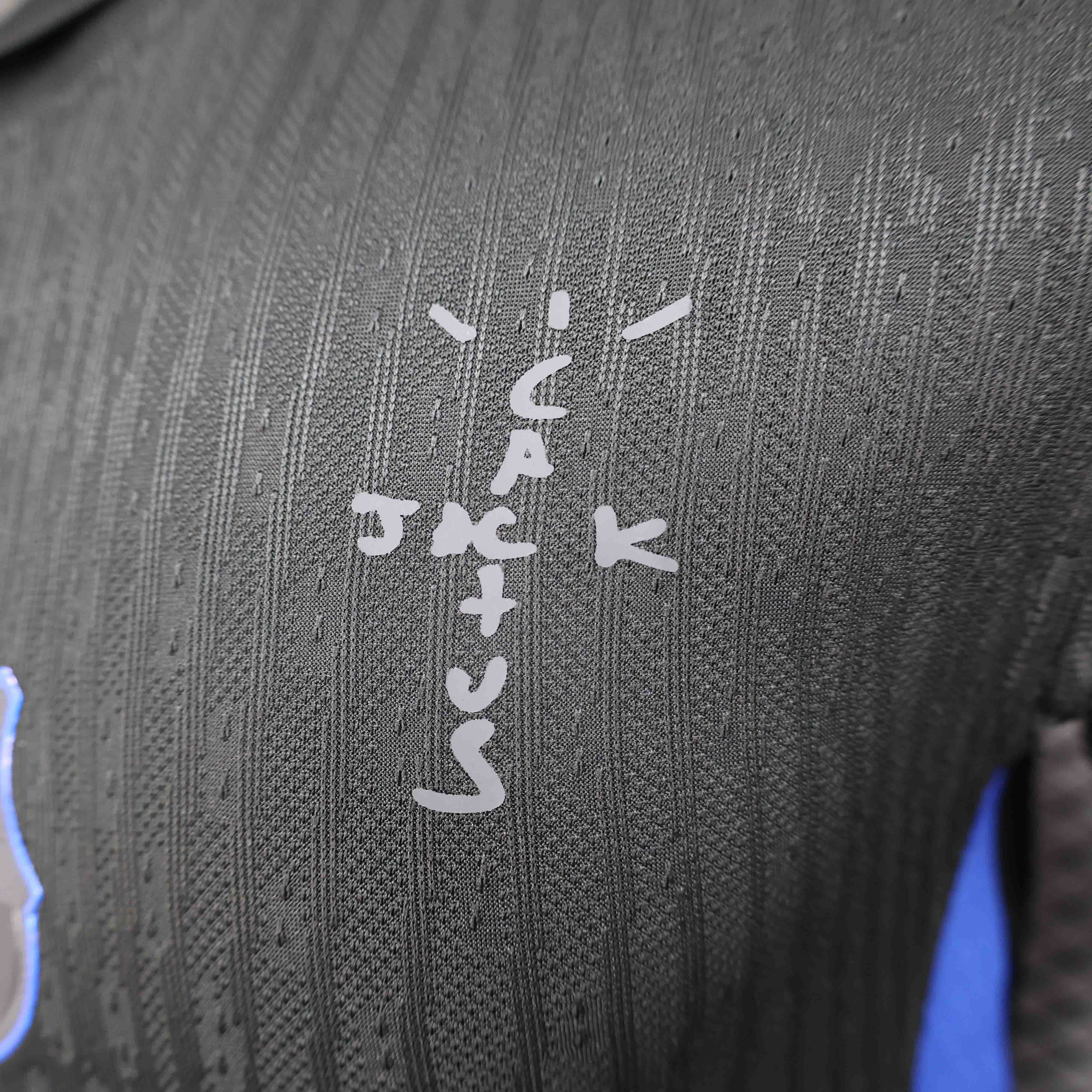 Authentic Soccer Jersey Barcelona Away x Travis Scott Shirt 2024/25